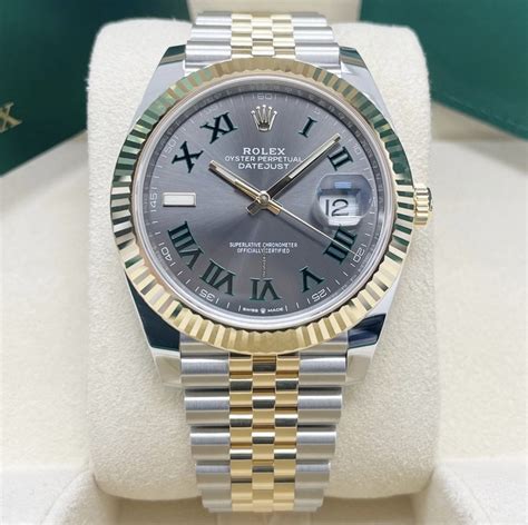 rolex wimbledon size|2023 Rolex datejust Wimbledon 41mm.